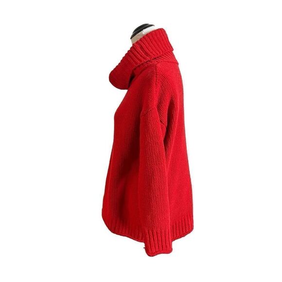 Moon & Madison Womens Sweater Cozy Collection Chenille Red Stretch size M - Picture 2 of 9